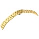 Bratara ceas, otel inoxidabil, auriu, placare IPGold, 24 mm, 185-240