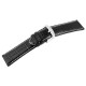 Curea ceas, piele naturala, neagra, 26 mm, 133-260