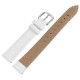 Curea ceas, piele naturala, alb, 16 mm, 52-160