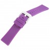 Curea de ceas din silicon TW Steel, mov, catarama argintie, 22 mm