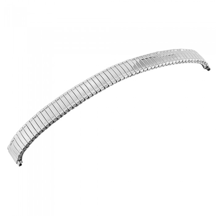 Bratara ceas elastica, argintie, flexibila, 10 - 16 mm, 193-100