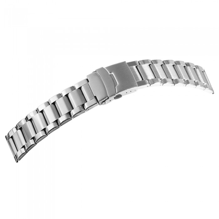 Bratara ceas, otel inoxidabil, argintiu, 22 mm, 164-220